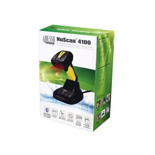 Cititor Coduri de Bare Adesso NUSCAN 4100B | Bluetooth, Alb