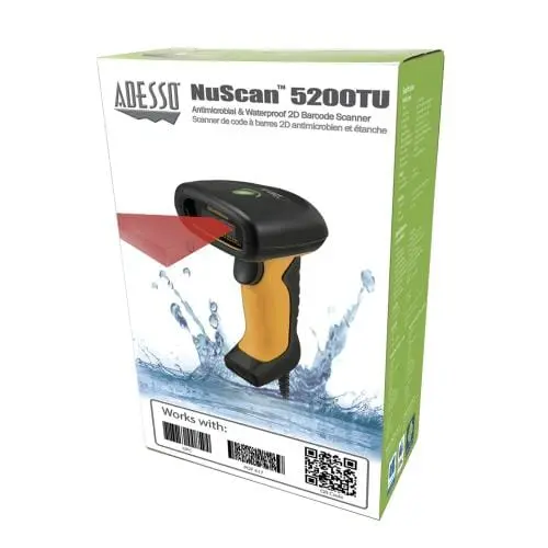 Cititor Coduri de Bare Adesso NUSCAN 5200TU | USB, 2D