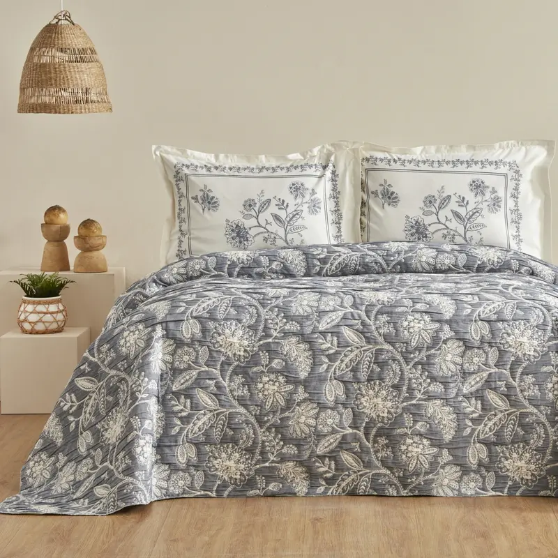 Clay, Set de Cuvertură, Dubla, Indigo