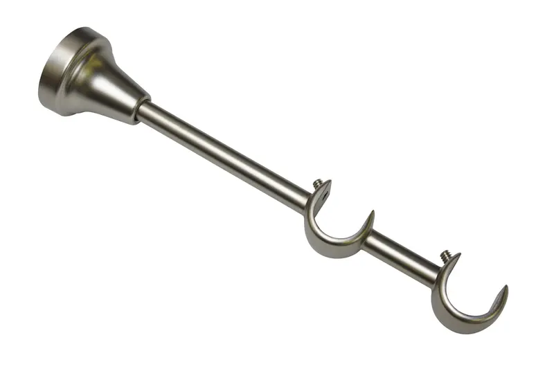 Consolă dublă Europa 19mm Argintiu satin