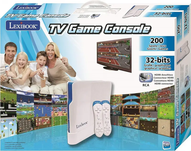 Consola Lexibook JG7430 | 208 Jocuri, Plug N' Play