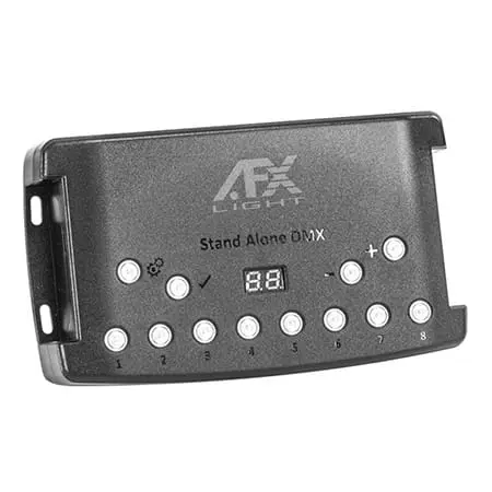 Controller DMX Ibiza Light DMX-PANEL-512 | USB, 512 Canale, MicroSD, Splitter 2x512