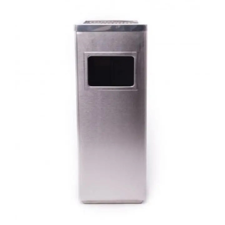 Cos de Gunoi cu Scrumiera Limpio CS-02 | Inox