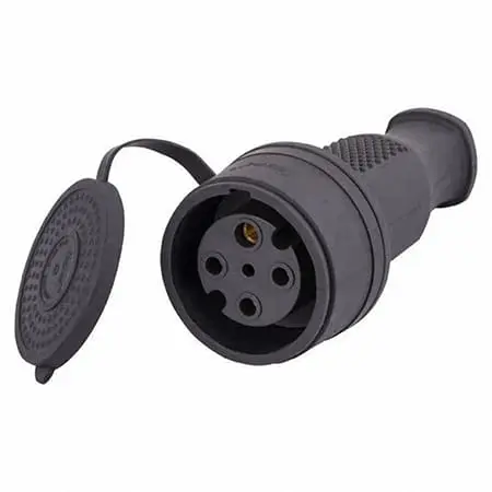 Cupla Trifazica Lechpol E-CTBL | 32A, Cauciucat, Industrial
