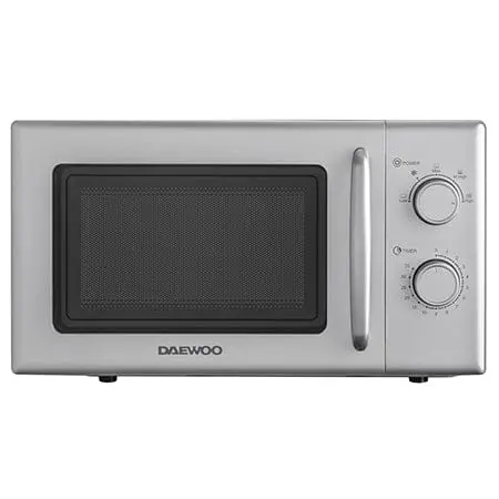 Cuptor cu Microunde Daewoo 6S20S-2 | 700W, 20L, Mecanic, Argintiu