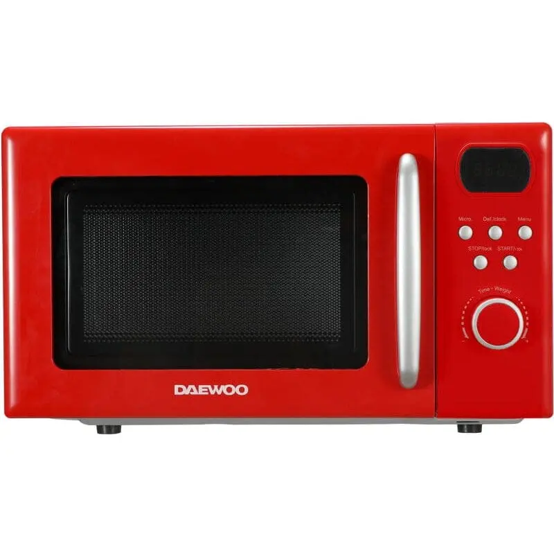 Cuptor cu Microunde Daewoo KOR-6S2BR-2 | 20L, 700W, 8 Programe, Rosu