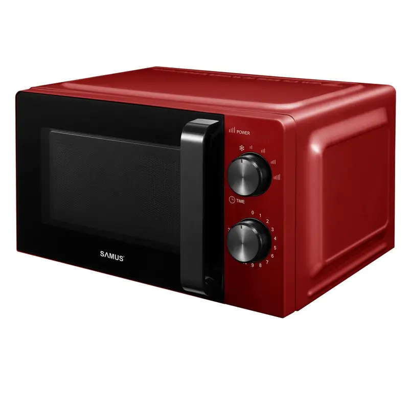 Cuptor cu Microunde Samus SMC-20MR1 | 700W, 20L, Mecanic, Rosu