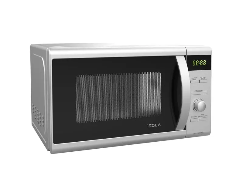 Cuptor cu microunde Tesla MW2060MS 20L | 700W, digital, Argintiu