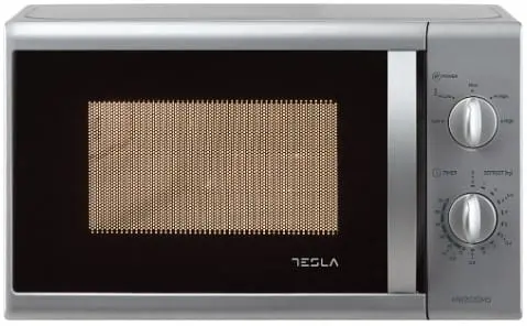 Cuptor cu Microunde Tesla WG MW2030MS | 700W, 20L, Mecanic, Argintiu