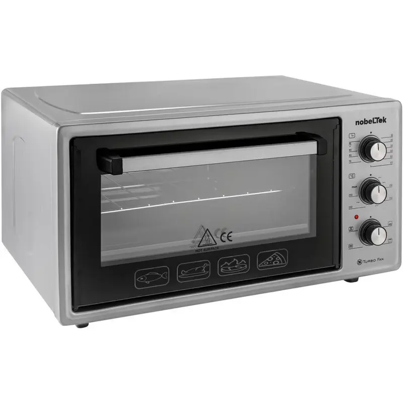Cuptor Electric NobeLTek NLT FSO48X | 48L, 1600W, Grill, Ventilator, Timer
