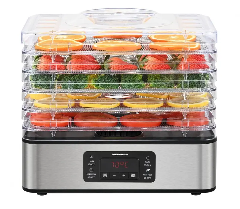 Deshidrator Heinner DryMaster Pro HFD-K400SS | 400W, Inox