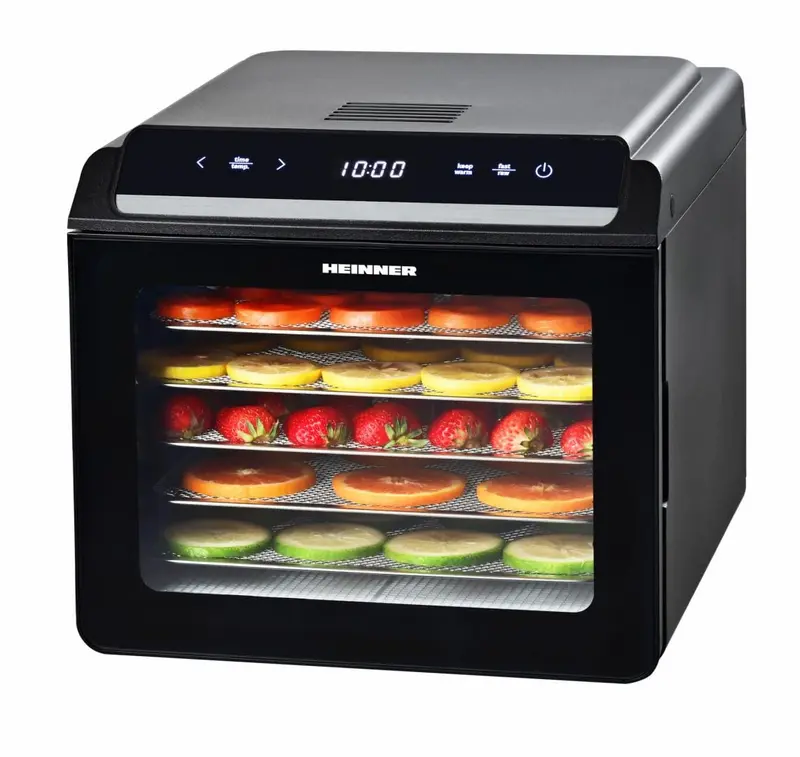 Deshidrator Heinner NatureDry HFD-KD600BK | 600W, 6 Tavi, Timer, Negru