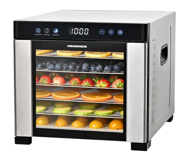 Deshidrator Heinner ProDry Essential HFD-KD600SS | 600W, 6 Tavi, Inox
