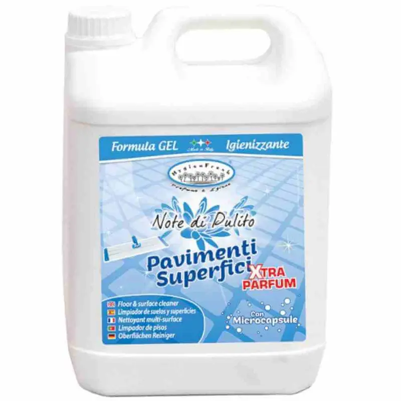 Detergent Gel Concentrat pentru Pardoseli Note di Pulito 5 Litri