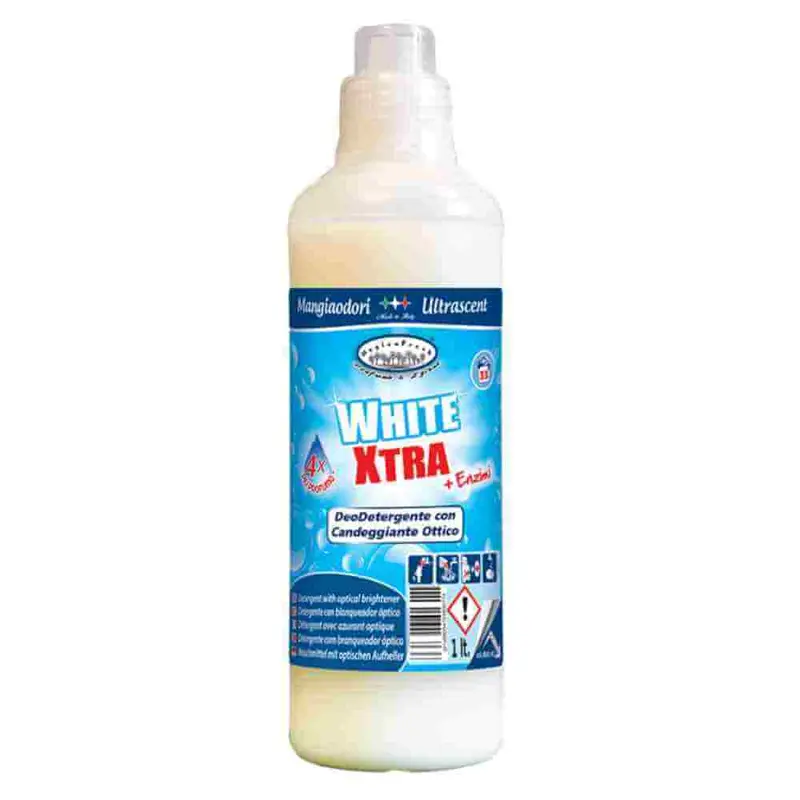 Detergent Lichid pentru Rufe Albe White Xtra 1 Litru