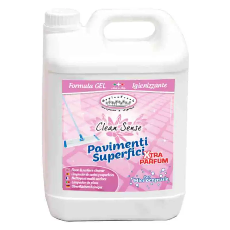 Detergent Parfumat Concentrat Gel pentru Pardoseli Clean Sense 5 Litri