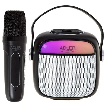 Difuzor Karaoke Adler AD1199B | Cu Microfon, Negru