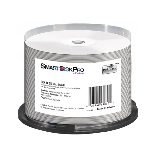 Discuri optice (CD, DVD, Blueray) Verbatim 69835 | 25GB