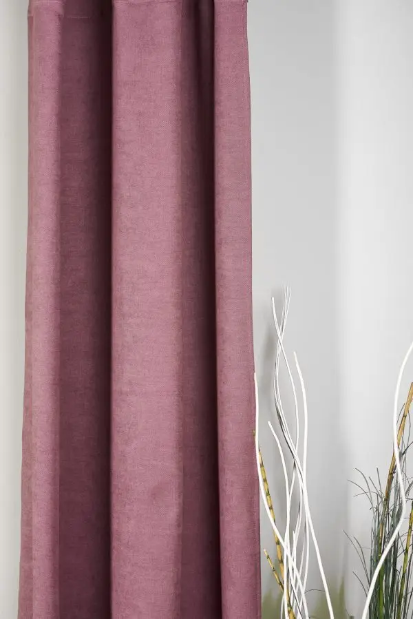 Draperie Madras 17, mov lila, mată, texturată