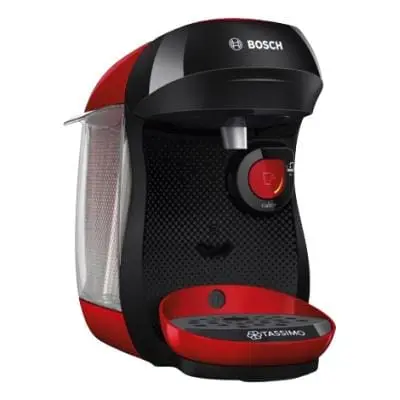 Espressor Manual Bosch TAS103E | Capsule, OneTouch, Rosu/Negru