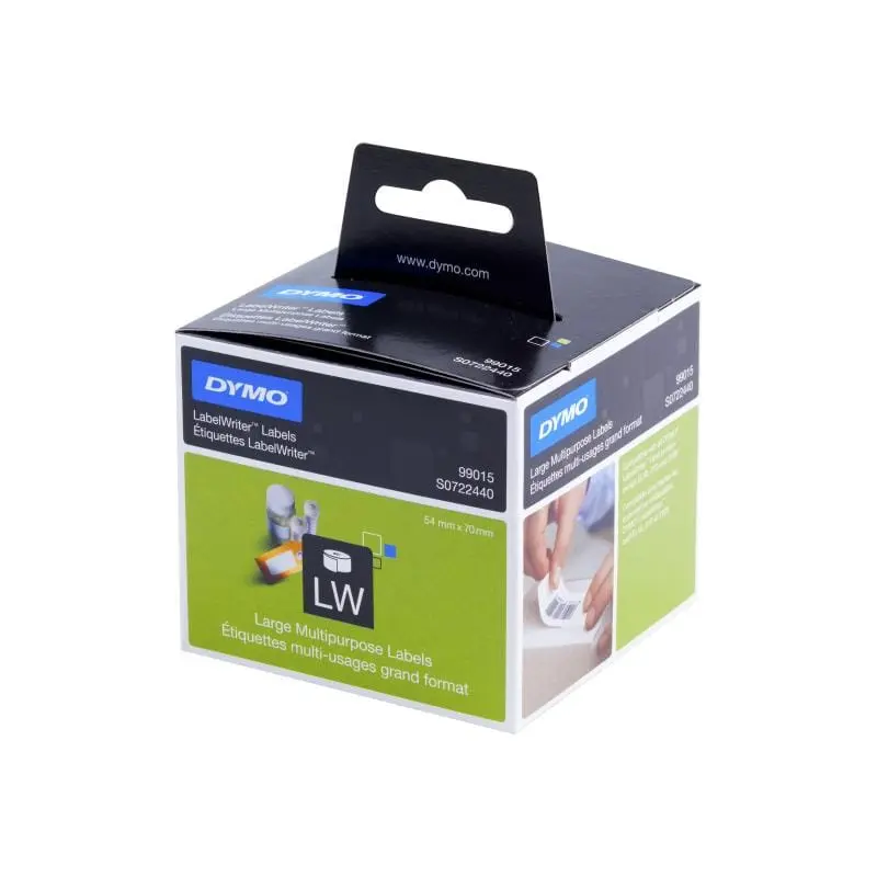 Etichete Dymo 99015 S0722440 | 54x70mm, Alb, 320 buc