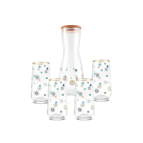 Eye Beads, 5 Piese, Set de Pahare pentru 4 persoane, Multi