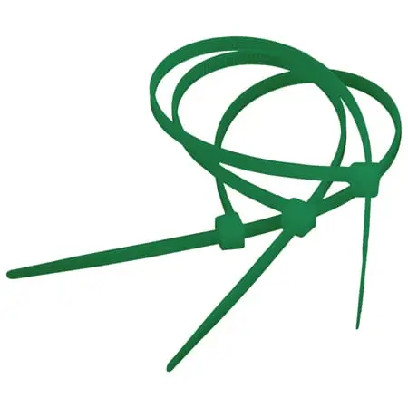 Fasete Nylon Lechpol NAR12425R | 280x4.5mm, Verde, Set 100buc