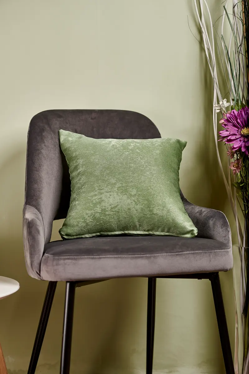 Față pernă Soft – Husă pernă decorativă 40×40, tafta texturată, verde