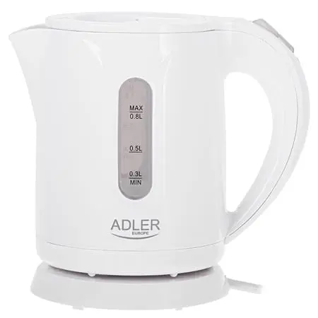 Fierbator Electric Adler AD1371W | 0.8L, 1100W, Alb