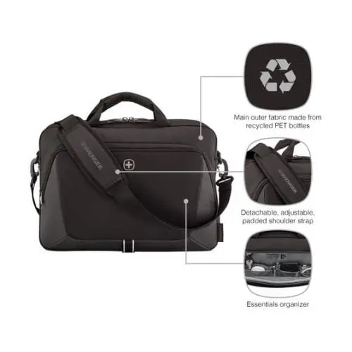 Geantă Laptop Wenger 653300 | 16", Negru