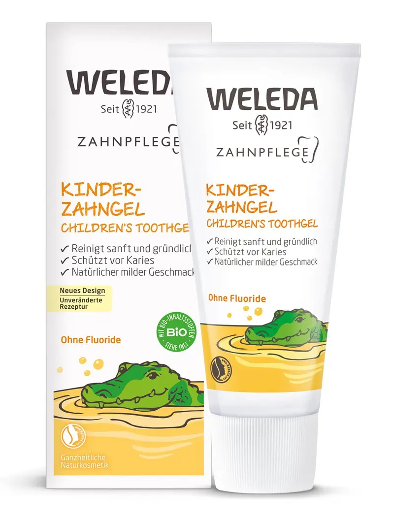 Gel de dinți pentru copii fără fluor