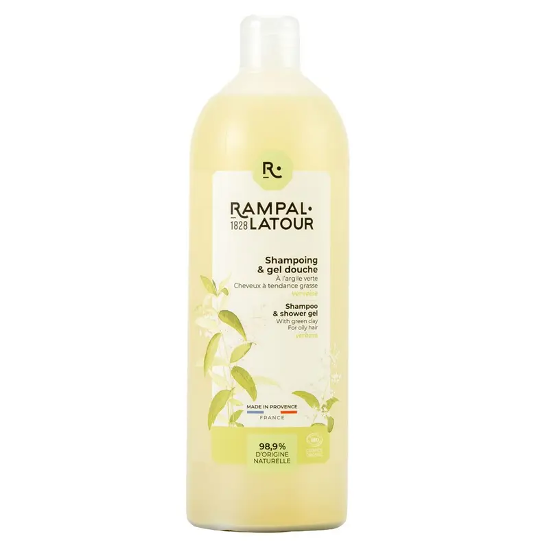 Gel de duş și şampon argilă verbină | refill