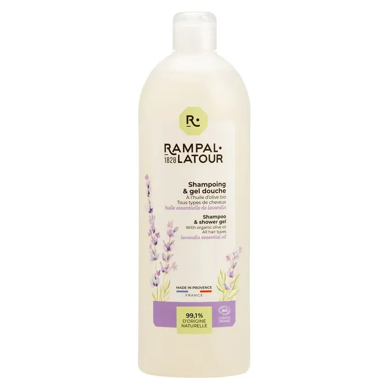 Gel de duş și şampon măsline lavandă | refill