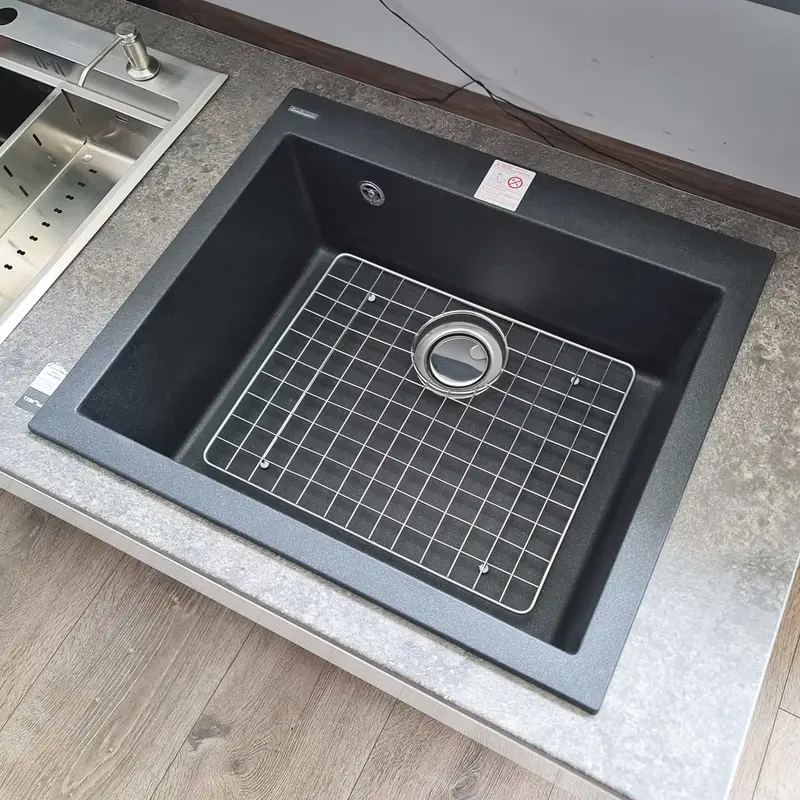 GRATAR PROTECTIE Fund Chiuveta granit / compozit / inox, cod