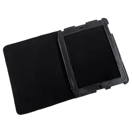 Husa Apple iPad 2 KOM0447 | Piele, Negru