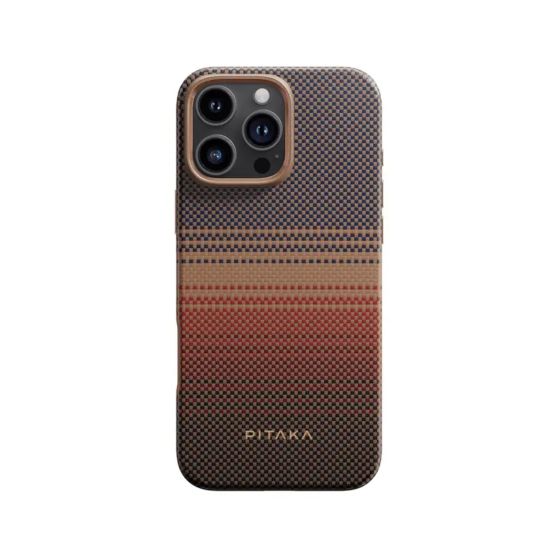 Husa Pitaka KI1601CPSU | iPhone 16 Pro, Military Grade, Sunset