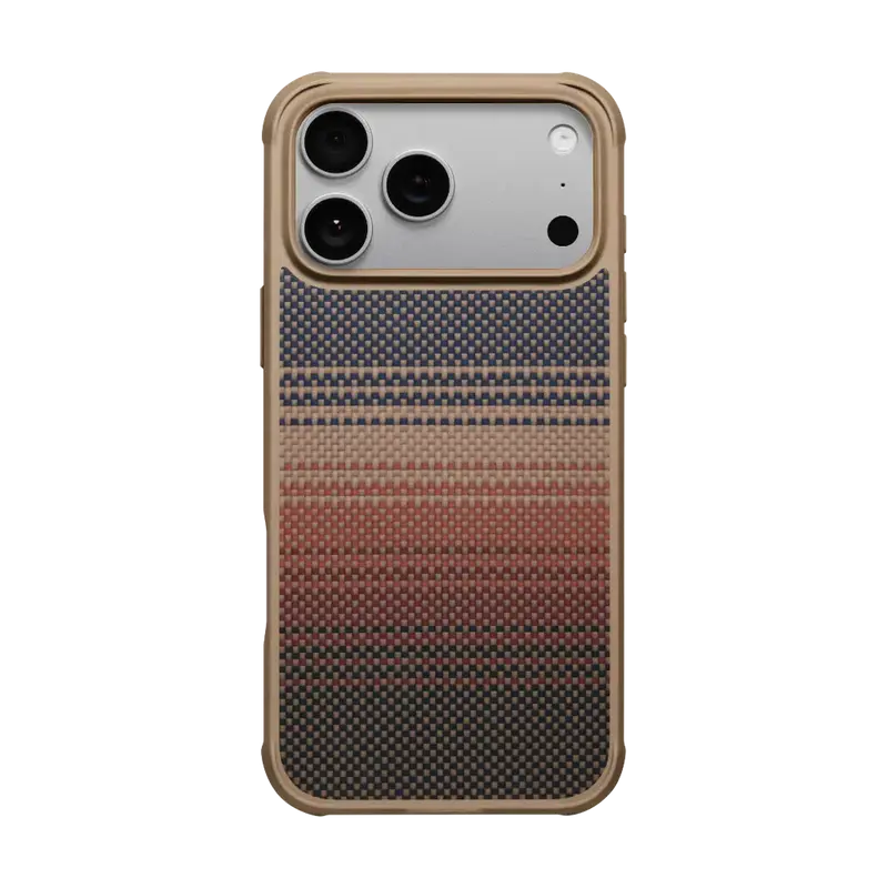 Husa Pitaka KI1702MGPM | iPhone 17 Pro Max, Aramid ProGuard, Sunset