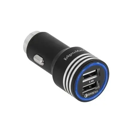 Incarcator Auto Kruger Matz KM0212 | 2x USB, Quick Charge 3.0