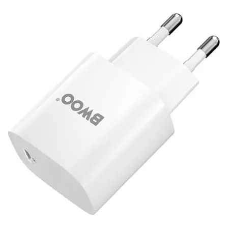 Incarcator Retea Bwoo GSM183275 | 20W, USB-C, Cablu Lightning Inclus