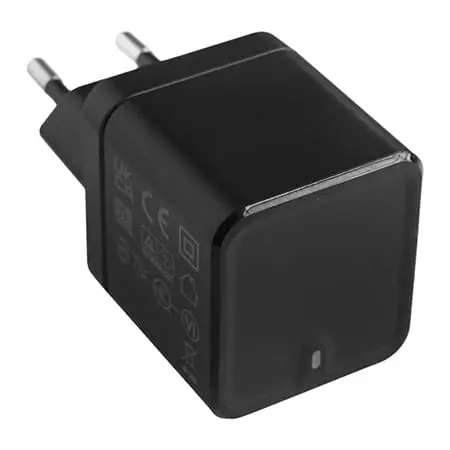 Incarcator Retea GSM001 | USB-C, Cablu 1m, Negru