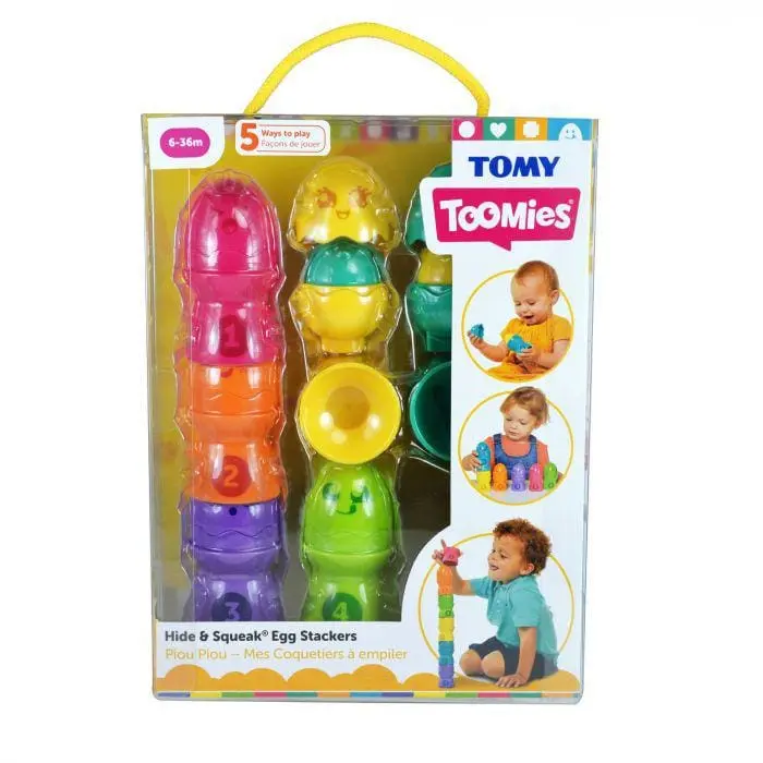 Jucarie Tomy T73083 | Oua si Forme Colorate, Interactiv, Educativ