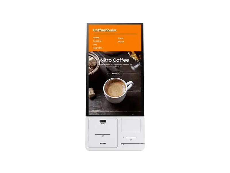 Kiosk Interactiv Samsung KM24A | 24", Imprimanta, Cititor QR/Barcode