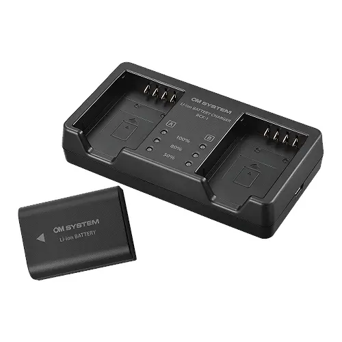 Kit Baterie + Incarcator OM System SBCX-1 V6560050E000 | BLX-1 + BCX-1