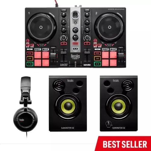 Kit DJ Hercules DJLearning Kit MK2 4780949 | Controller, Casti, Soft Educativ