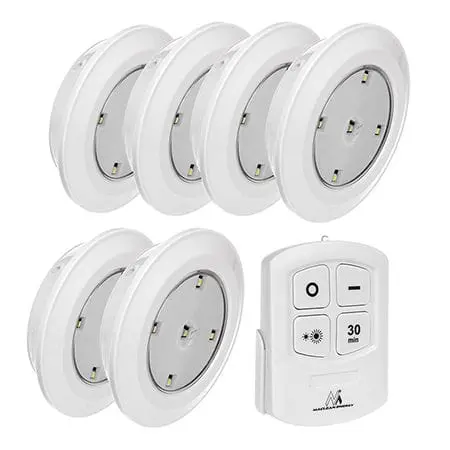 Lampa LED Lechpol MCE0165 | Set 6 Lampi, Cu Telecomanda