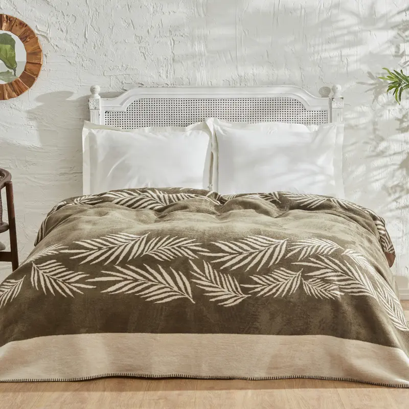 Leaf, Pătură, Singură, Khaki
