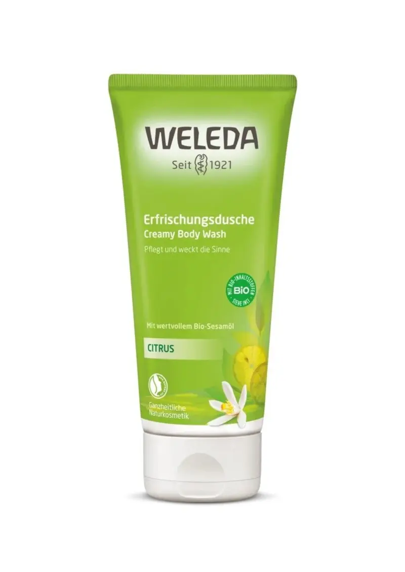 Loțiune de duș Citrus Weleda | Curățare delicată și prospețime