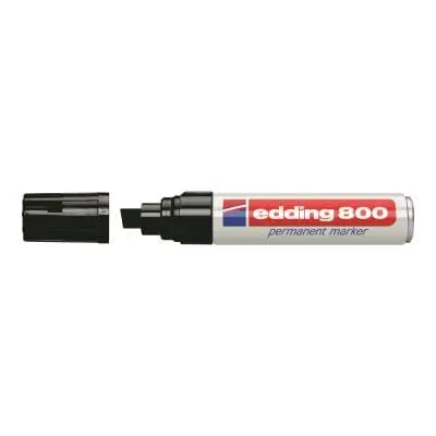 Marker Edding 800 4-800001 | Negru, Varf Rotund, Permanent