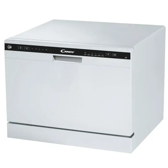Masina de spalat vase Candy CDCP 6/E-S | 6 Seturi, Clasa E, Compacta