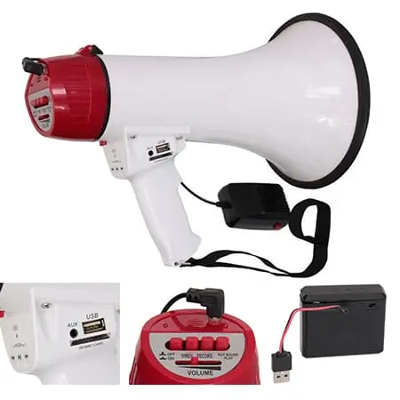 Megafon Ltc MEGA35USB | 35W, USB, Inregistrare, Acumulator, Sirena